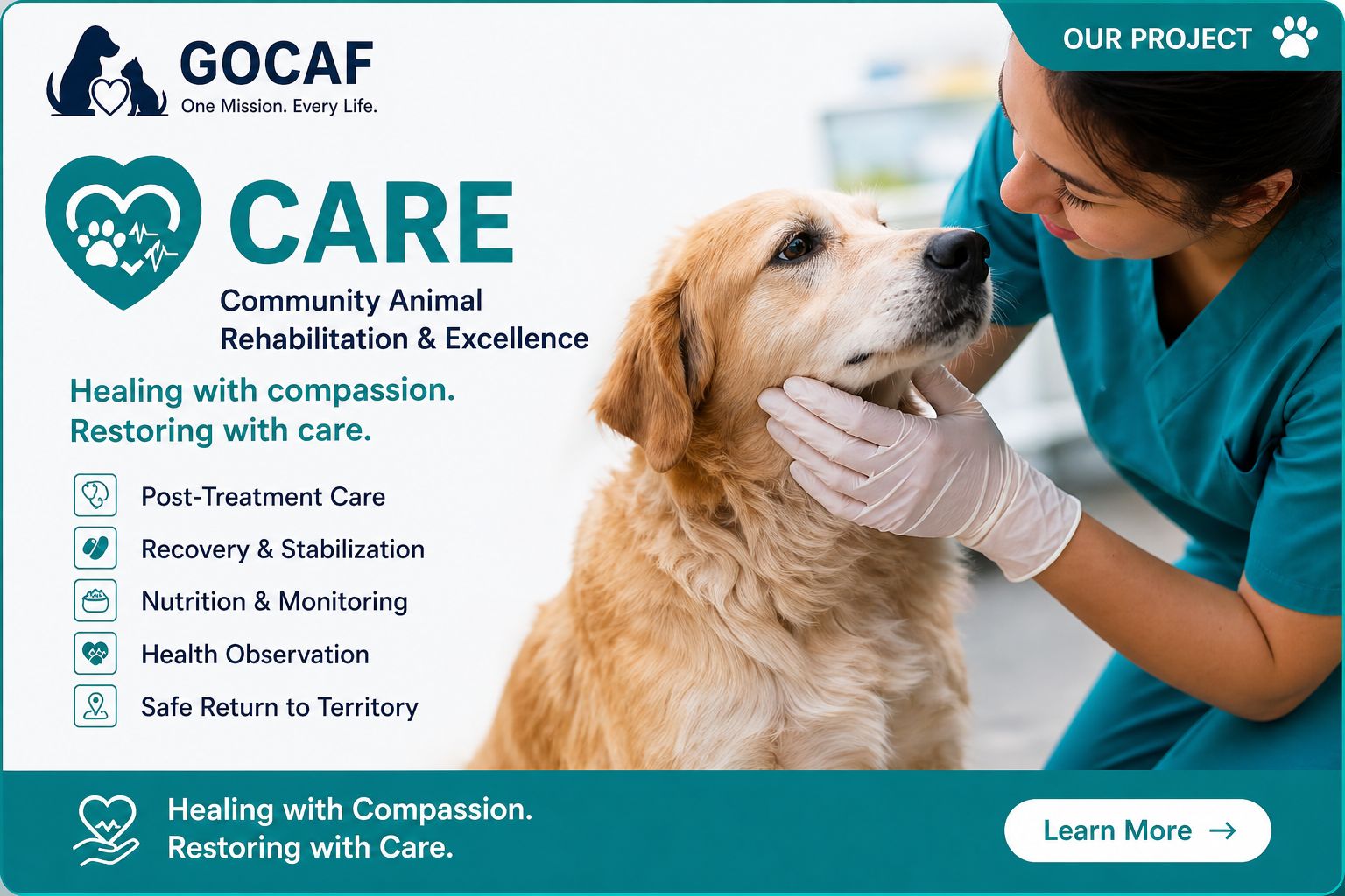 GOCAF CARE — Community Animal Rehabilitation & Excellence